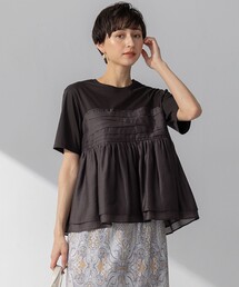 23区 | 【WEB&一部店舗限定カラーあり】オーガンジービスチェコンビ カットソー(Tシャツ/カットソー)