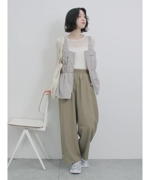 Samansa Mos2 blue（サマンサモスモスブルー）の「メタルプリントトート（ハンドバッグ・レディース・ブルー/シルバー/オフホワイト/グレー・F）」の10枚目の写真