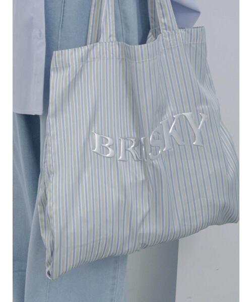 Samansa Mos2 blue（サマンサモスモスブルー）の「メタルプリントトート（ハンドバッグ・レディース・ブルー/シルバー/オフホワイト/グレー・F）」の19枚目の写真