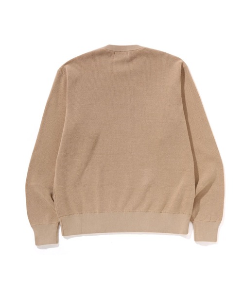 COLLEGE WAFFLE CREWNECK SWEATER（ニット/セーター）｜A BATHING APE