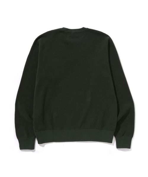COLLEGE WAFFLE CREWNECK SWEATER（ニット/セーター）｜A BATHING APE