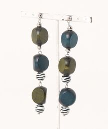 【KKSHOP】高級韓国ウッドパーツピアス(MA)