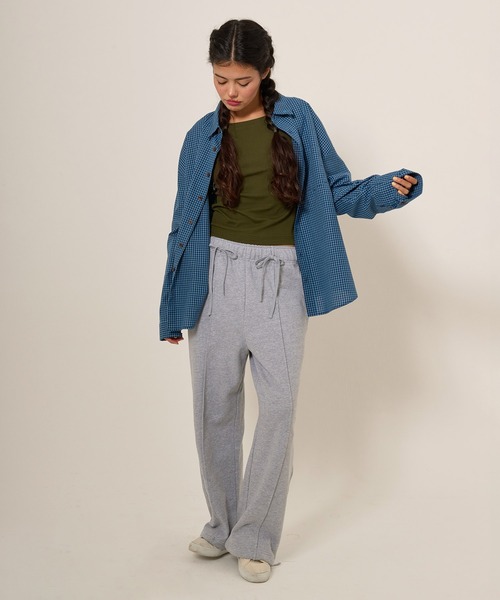 TINA:JOJUN(ティーナジョジュン)の「刺繍入り ボートネックカットソー TINA:JOJUN(Tシャツ/カットソー・レディース・ホワイト/カーキ/ボルドー/ピンクベージュ/ブラック・M)」の19枚目の写真