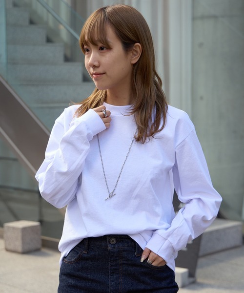 PRO CLUB （プロクラブ）の「▲PRO CLUB Heavyweight T-SHIRTS/プロクラブ 6.5オンス ヘビーウェイト 114 クルーネック 長袖Tシャツ 無地Tシャツ ロンT カットソー 秋物 秋服 2026年秋冬（Tシャツ/カットソー・レディース・ホワイト/ブラック・S/M/L/XL）」の14枚目の写真