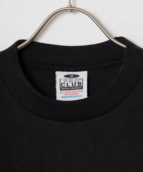 PRO CLUB （プロクラブ）の「▲PRO CLUB Heavyweight T-SHIRTS/プロクラブ 6.5オンス ヘビーウェイト 114 クルーネック 長袖Tシャツ 無地Tシャツ ロンT カットソー 秋物 秋服 2026年秋冬（Tシャツ/カットソー・レディース・ホワイト/ブラック・S/M/L/XL）」の3枚目の写真