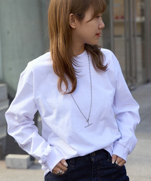 PRO CLUB （プロクラブ）の「▲PRO CLUB Heavyweight T-SHIRTS/プロクラブ 6.5オンス ヘビーウェイト 114 クルーネック 長袖Tシャツ 無地Tシャツ ロンT カットソー 秋物 秋服 2026年秋冬（Tシャツ/カットソー・レディース・ホワイト/ブラック・S/M/L/XL）」の18枚目の写真