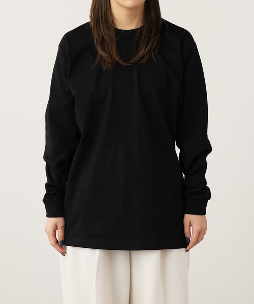 PRO CLUB （プロクラブ）の「▲PRO CLUB Heavyweight T-SHIRTS/プロクラブ 6.5オンス ヘビーウェイト 114 クルーネック 長袖Tシャツ 無地Tシャツ ロンT カットソー 秋物 秋服 2026年秋冬（Tシャツ/カットソー・レディース・ホワイト/ブラック・S/M/L/XL）」の19枚目の写真