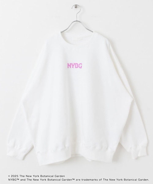 SENSE OF PLACE by URBAN RESEARCH(センスオブプレイスバイアーバンリサーチ)の「NYBG クルーネックルーズスウェットA(スウェット・メンズ・ブラック/ホワイト/グリーン・MEDIUM/LARGE)」の9枚目の写真