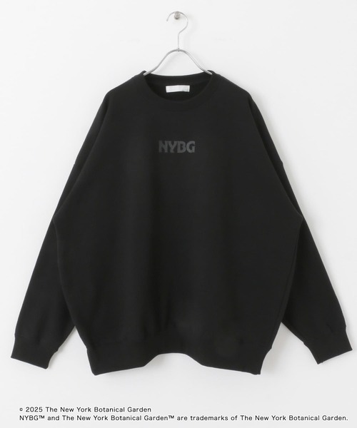 SENSE OF PLACE by URBAN RESEARCH(センスオブプレイスバイアーバンリサーチ)の「NYBG クルーネックルーズスウェットA(スウェット・メンズ・ブラック/ホワイト/グリーン・MEDIUM/LARGE)」の10枚目の写真