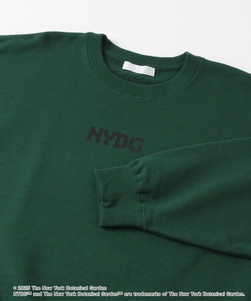 SENSE OF PLACE by URBAN RESEARCH(センスオブプレイスバイアーバンリサーチ)の「NYBG クルーネックルーズスウェットA(スウェット・メンズ・ブラック/ホワイト/グリーン・MEDIUM/LARGE)」の12枚目の写真