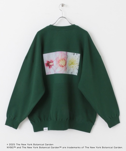 SENSE OF PLACE by URBAN RESEARCH(センスオブプレイスバイアーバンリサーチ)の「NYBG クルーネックルーズスウェットA(スウェット・メンズ・ブラック/ホワイト/グリーン・MEDIUM/LARGE)」の13枚目の写真