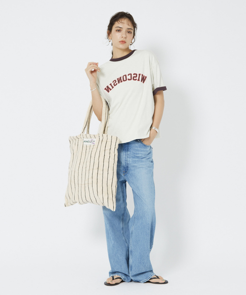 BONGUSTA（ボングスタ）の「【BONGUSTA/ボングスタ】NARAM STRIPED TOTE　トートバッグ（トートバッグ・レディース・その他2/その他1/その他/その他3・フリー）」の8枚目の写真