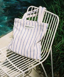 Rouge vif（ルージュヴィフ）の「【追加2/BONGUSTA/ボングスタ】NARAM TOTEBAG/トートバッグ/ストライプ/A4収納可能（トートバッグ）」