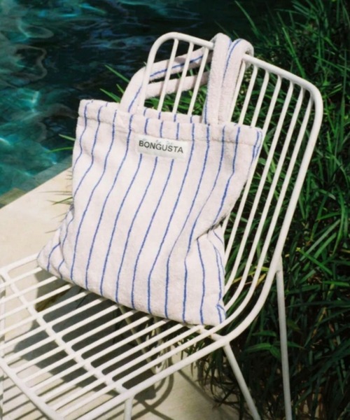 BONGUSTA（ボングスタ）の「【追加2/BONGUSTA/ボングスタ】NARAM TOTEBAG/トートバッグ/ストライプ/A4収納可能（トートバッグ・レディース・その他2/その他1/その他/その他3/ピンク/グリーン/ライラック/ワイン/ライトブルー・フリー）」の3枚目の写真