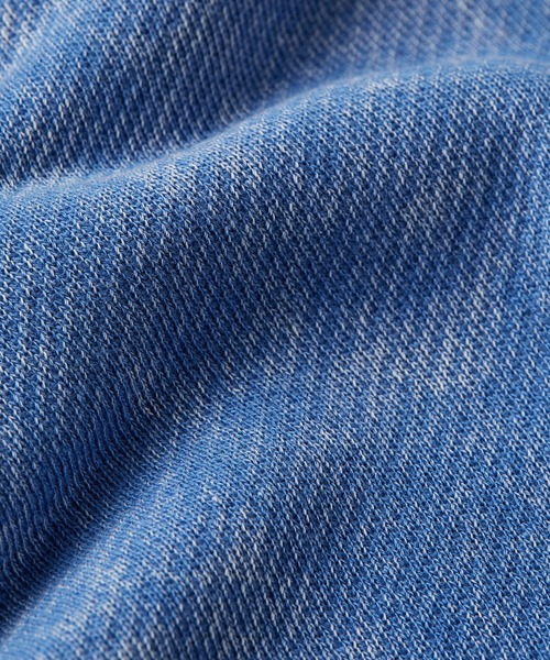 G-STAR（ジースター）の「ACID WASH LOOSE SWEATER/ヴィンテージライクウォッシュ加工ショートスリーブスウェット（Tシャツ/カットソー・メンズ・ブルー系その他/ブラウン系その他/ブラック系その他・LARGE/MEDIUM/X-LARGE/X-SMALL/SMALL）」の6枚目の写真