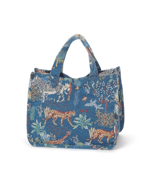 studio CLIP（スタディオクリップ）の「ジャガードトートバッグ S（トートバッグ・レディース・ブルー/アイボリー/ベージュ/ホワイト/ブラウン・FREE）」の14枚目の写真