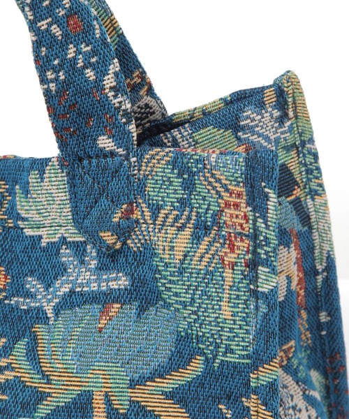 studio CLIP（スタディオクリップ）の「ジャガードトートバッグ S（トートバッグ・レディース・ブルー/アイボリー/ベージュ/ホワイト/ブラウン・FREE）」の16枚目の写真