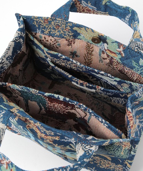 studio CLIP（スタディオクリップ）の「ジャガードトートバッグ S（トートバッグ・レディース・ブルー/アイボリー/ベージュ/ホワイト/ブラウン・FREE）」の19枚目の写真