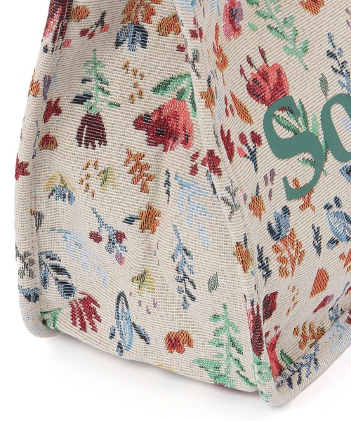 studio CLIP（スタディオクリップ）の「ジャガードトートバッグ S（トートバッグ・レディース・ブルー/アイボリー/ベージュ/ホワイト/ブラウン・FREE）」の7枚目の写真