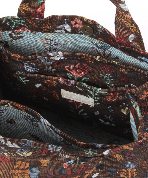 studio CLIP（スタディオクリップ）の「ジャガードトートバッグ S（トートバッグ・レディース・ブルー/アイボリー/ベージュ/ホワイト/ブラウン・FREE）」の11枚目の写真