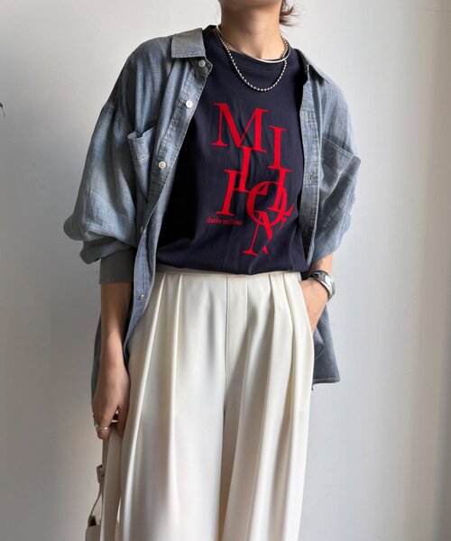 MILLION MIXフロッキーロゴTEE（Tシャツ/カットソー）｜DouDou