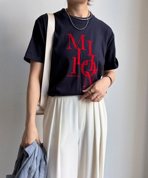 tシャツ MILLION MIXフロッキーロゴTEE レディース MILLION MIXフロッキーロゴTEE | DOUDOU(ドゥドゥ)レディース