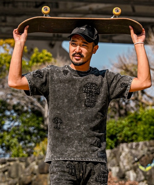 adamsJUGGLER(アダムスジャグラー)の「RTEG M/クロスティー(Tシャツ/カットソー・メンズ・ブラック/ブルー・S/M/L/XL)」の7枚目の写真
