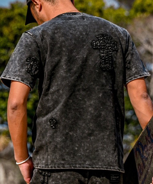 adamsJUGGLER(アダムスジャグラー)の「RTEG M/クロスティー(Tシャツ/カットソー・メンズ・ブラック/ブルー・S/M/L/XL)」の10枚目の写真