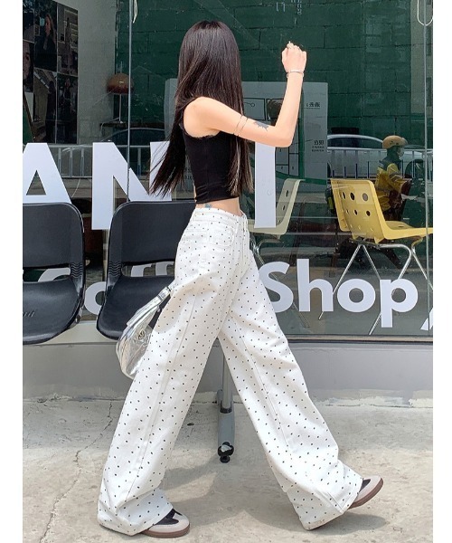★日本未入荷★ S MAXMARA ☆ ウォッシュドデニムパンツ LUIS セール】DAISYドットデニム（デニムパンツ）｜Mela（メラ）の