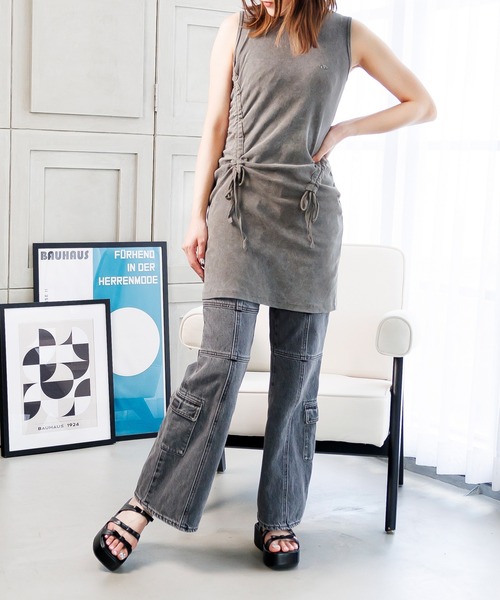 attagirl(アタガール)の「リボンストラップミュールサンダル(サンダル・レディース・ピンクベージュ/ブラック/シルバー・S/M/L/LL)」の8枚目の写真