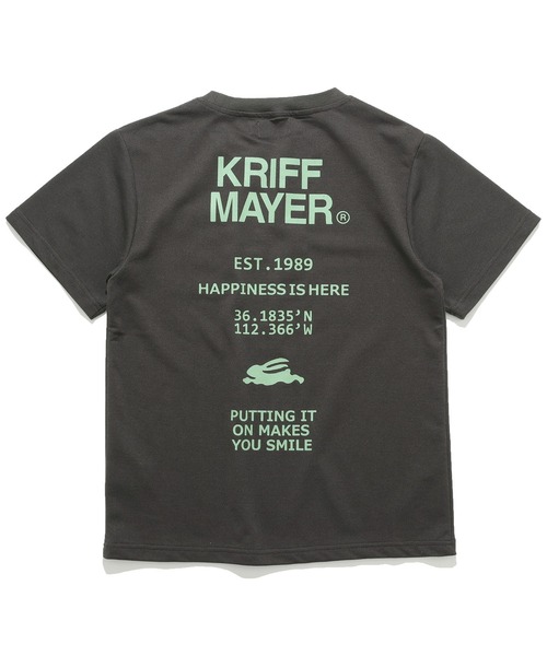KRIFF MAYER Kid's Collection（クリフメイヤーキッズコレクション）の「さらっとプリントT（ロゴ）（Tシャツ/カットソー・キッズ・カーキ/マスタード/チャコール/グレー・170/120/160/150/140/130）」の19枚目の写真