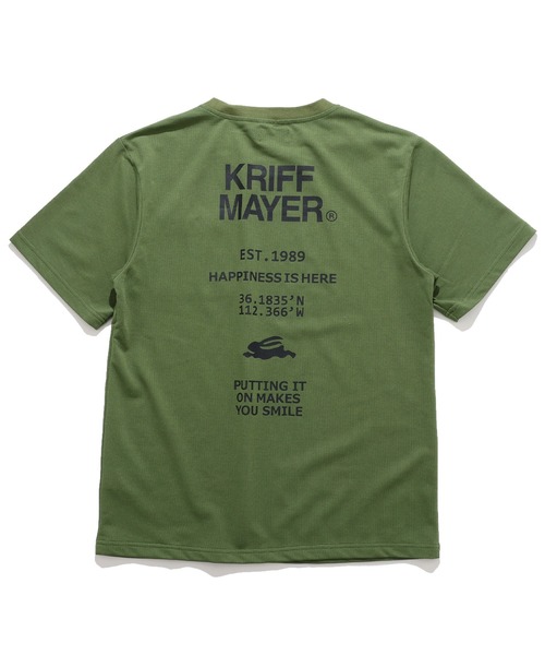 KRIFF MAYER Kid's Collection（クリフメイヤーキッズコレクション）の「さらっとプリントT（ロゴ）（Tシャツ/カットソー・キッズ・カーキ/マスタード/チャコール/グレー・170/120/160/150/140/130）」の14枚目の写真