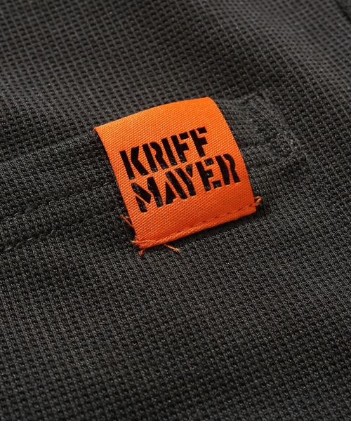 KRIFF MAYER Kid's Collection（クリフメイヤーキッズコレクション）の「さらっとプリントT（ロゴ）（Tシャツ/カットソー・キッズ・カーキ/マスタード/チャコール/グレー・170/120/160/150/140/130）」の7枚目の写真