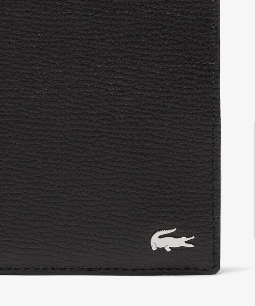 LACOSTE（ラコステ）の「シュリンクレザー 2つ折りウォレット（財布・メンズ・ブラック/ネイビー/グリーン・FREE）」の6枚目の写真