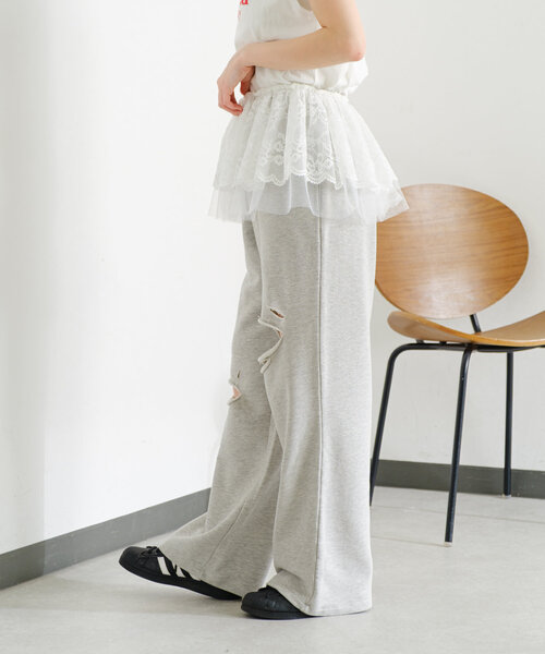Kastane ダメージスウェットパンツ PAL GROUP OUTLET｜【Kastane】ダメージスウェットパンツ
