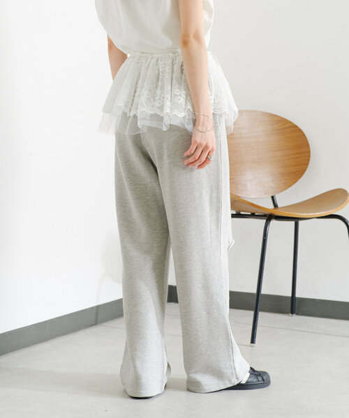 Kastane ダメージスウェットパンツ Kastane（カスタネ）の「*【2サイズ展開】ダメージスウェット