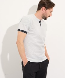 HIDEAWAYS NICOLE | ヘンリーネック半袖プルオーバー(Tシャツ/カットソー)