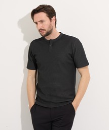 HIDEAWAYS NICOLE | ヘンリーネック半袖プルオーバー(Tシャツ/カットソー)