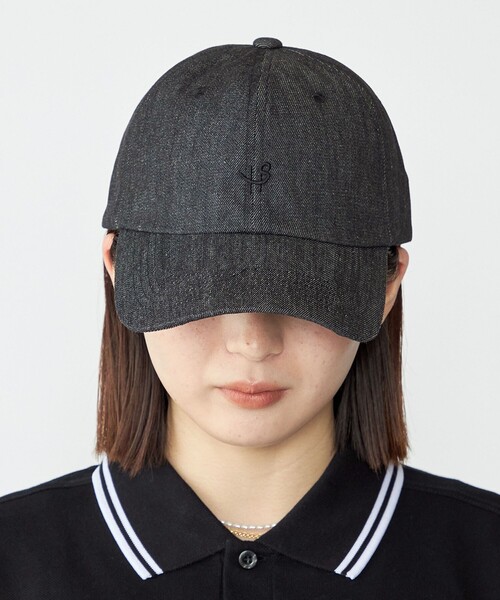 SHIPS（シップス）の「【WEB限定】SHIPS: ワンポイント ロゴ エンブロイダリー オーバーフィット デニム キャップ（キャップ・メンズ・ライトブルー/ブラック/ネイビー・ONE SIZE）」の2枚目の写真