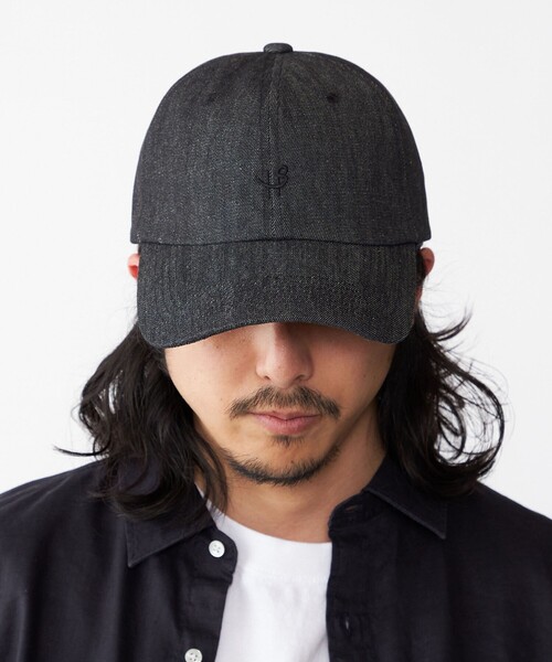 SHIPS（シップス）の「【WEB限定】SHIPS: ワンポイント ロゴ エンブロイダリー オーバーフィット デニム キャップ（キャップ・メンズ・ライトブルー/ブラック/ネイビー・ONE SIZE）」の4枚目の写真