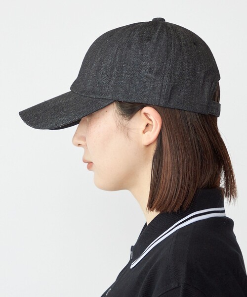 SHIPS（シップス）の「【WEB限定】SHIPS: ワンポイント ロゴ エンブロイダリー オーバーフィット デニム キャップ（キャップ・メンズ・ライトブルー/ブラック/ネイビー・ONE SIZE）」の6枚目の写真