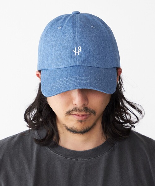 SHIPS（シップス）の「【WEB限定】SHIPS: ワンポイント ロゴ エンブロイダリー オーバーフィット デニム キャップ（キャップ・メンズ・ライトブルー/ブラック/ネイビー・ONE SIZE）」の8枚目の写真