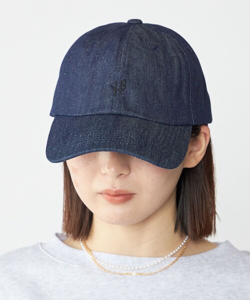 SHIPS（シップス）の「【WEB限定】SHIPS: ワンポイント ロゴ エンブロイダリー オーバーフィット デニム キャップ（キャップ・メンズ・ライトブルー/ブラック/ネイビー・ONE SIZE）」の9枚目の写真