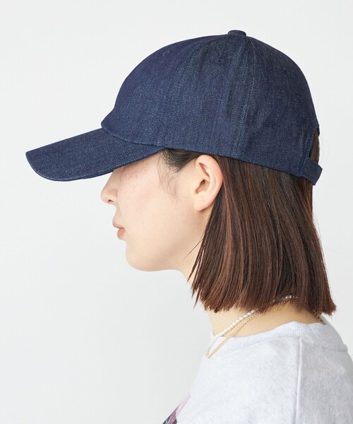 SHIPS（シップス）の「【WEB限定】SHIPS: ワンポイント ロゴ エンブロイダリー オーバーフィット デニム キャップ（キャップ・メンズ・ライトブルー/ブラック/ネイビー・ONE SIZE）」の10枚目の写真