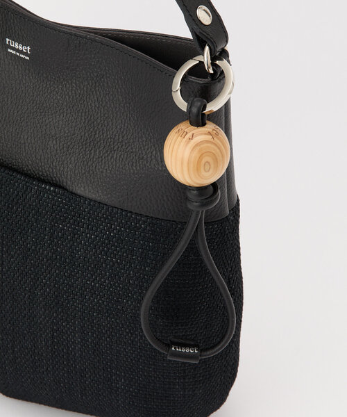 レザーキーリング［ウッドパーツ］