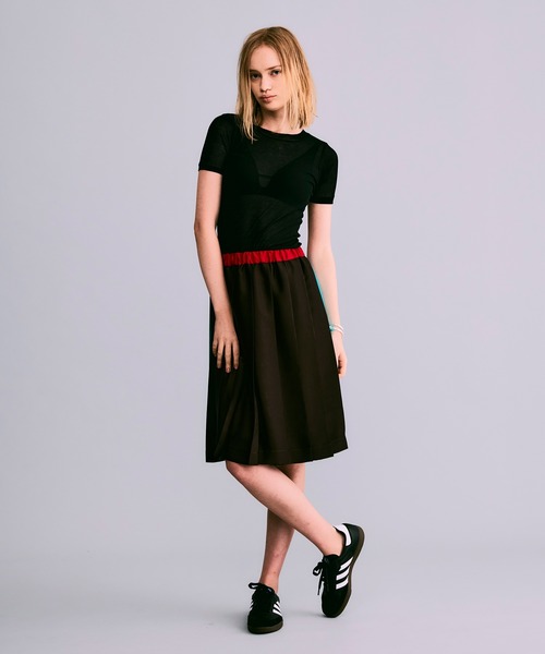 NOISE MAKER(ノイズメーカー)の「シアーストレッチプルオーバー【MADE IN JAPAN】(Tシャツ/カットソー・レディース・ホワイト/ブラック・FREE)」の10枚目の写真