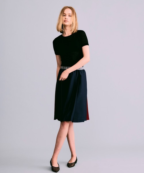 NOISE MAKER(ノイズメーカー)の「シアーストレッチプルオーバー【MADE IN JAPAN】(Tシャツ/カットソー・レディース・ホワイト/ブラック・FREE)」の11枚目の写真