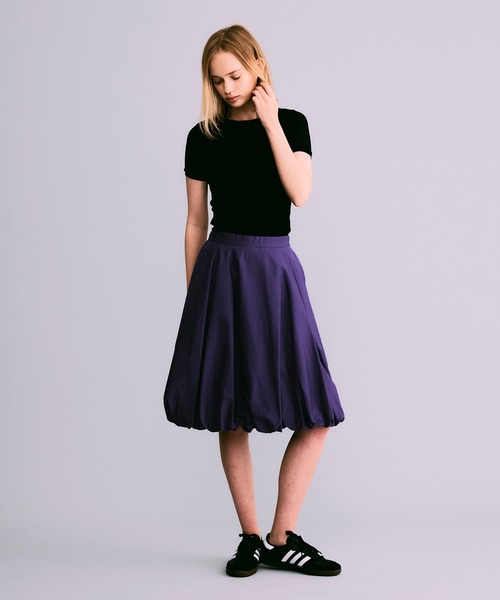 NOISE MAKER(ノイズメーカー)の「シアーストレッチプルオーバー【MADE IN JAPAN】(Tシャツ/カットソー・レディース・ホワイト/ブラック・FREE)」の12枚目の写真