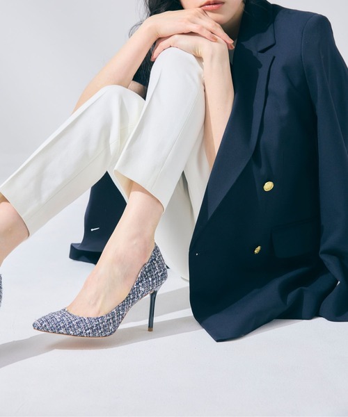 SEVEN TWELVE THIRTY（セヴントゥエルヴサーティー）の「スティレットヒールフラワーカットパンプス（パンプス・レディース・ネイビー系/ブラック系その他・22cm/22.5cm/23cm/23.5cm/24cm/24.5cm）」の8枚目の写真