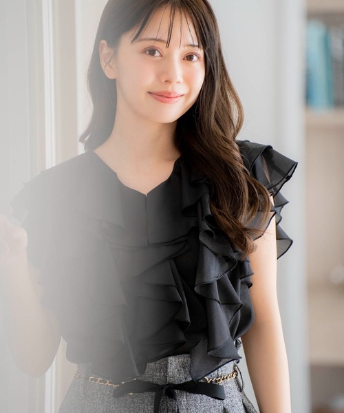 Noela - Noela  ノエラ　トップス  ブラウス　シャツ　薄紫 襟モチーフブラウス | シャツ・ブラウス | Noela OFFICIAL WEB STORE